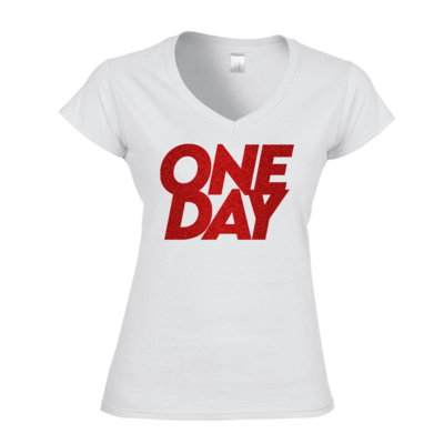 Women's One Day Glitter T-Shirt