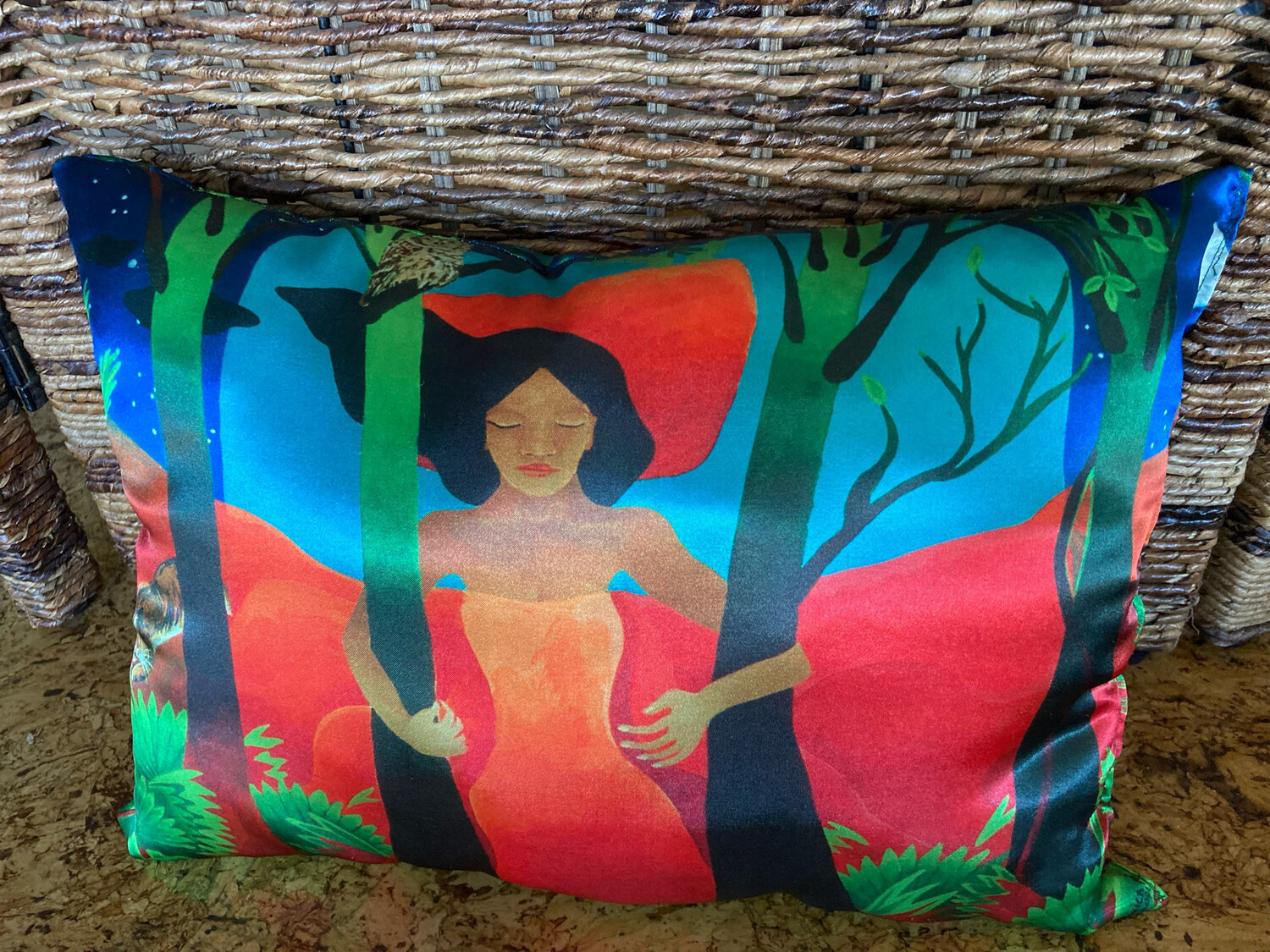 “Gathering of Strengths” Satin Pillow