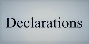 Regency Declarations