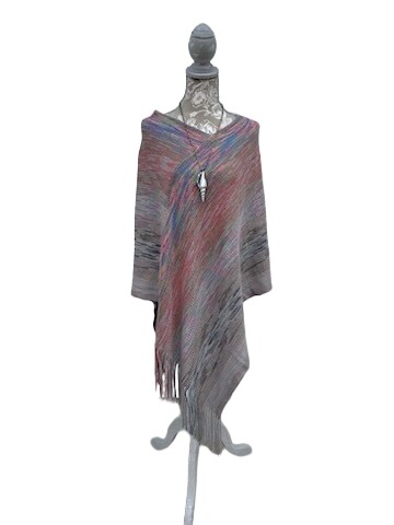 Nauti Poncho Gray (multi)