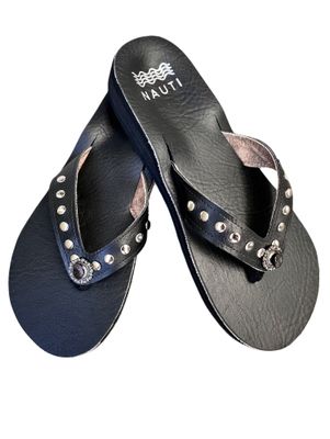 Black Studded Nauti Sandals Black Studded Nauti Sandals