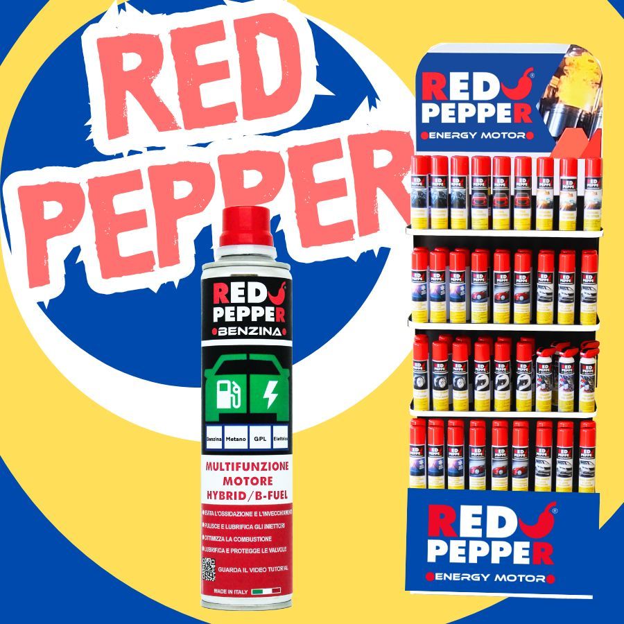 MULTIFUNZIONE IBRIDO BFUEL BENZINA RED PEPPER