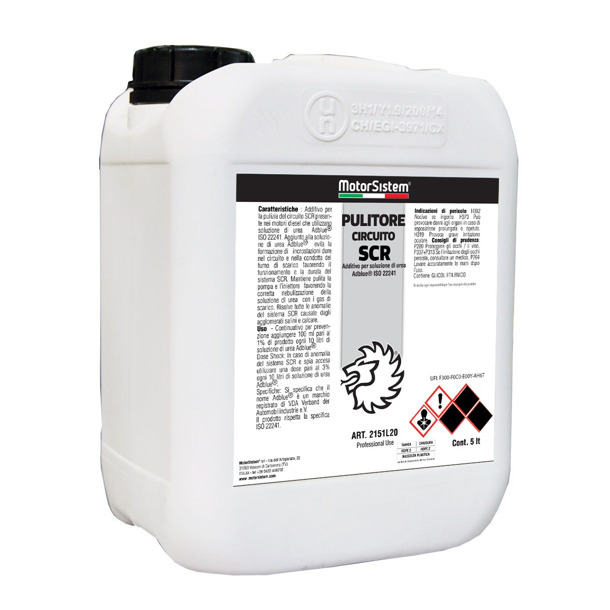 2151L5 ADDITIVO PULITORE CIRCUITO SCR