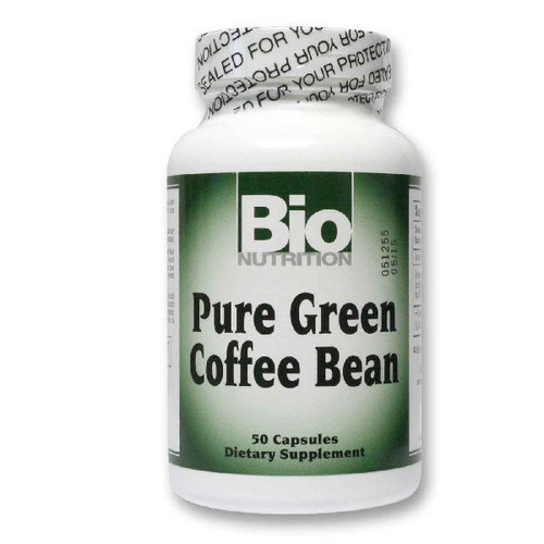 Bio Nutrition Pure Green Coffee Bean Extract – 50ct. 800mg Gel Capsules