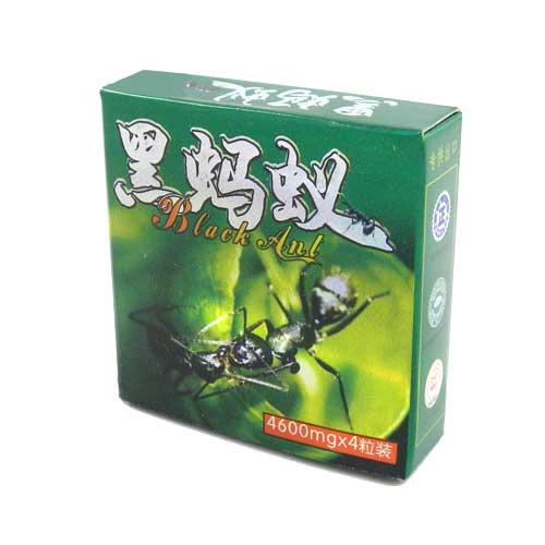 Black Ant Sexual Enhancement Pills - 4 Capsules per Box