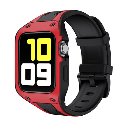 2IN1 strap and case for apple watch 42MM 44MM باند وكفر لساعة ابل