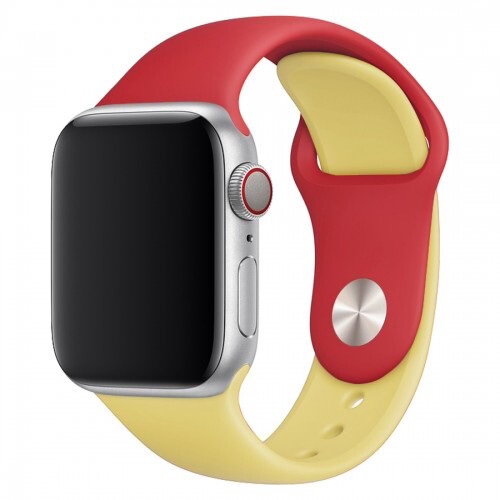 double color silicone strap باند سيليكون لونين