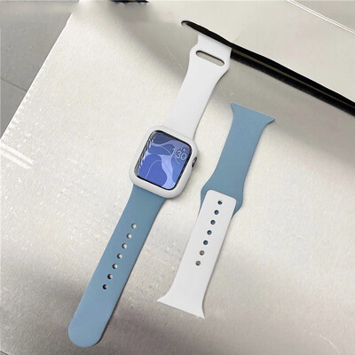 double color silicone strap باند سيليكون لونين