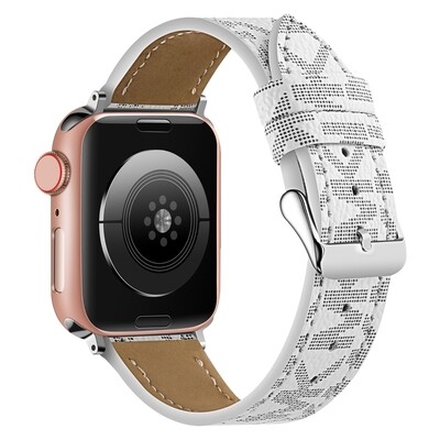 leather strap for apple باند جلد لساعة أبل
