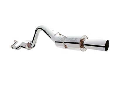 XForce 3.5&quot; Center with VAREX Rear, Raw 409 Stainless Cat-Back System - Fits OE Cat only (FG/FGX Falcon XR6 Turbo Ute 08-16)