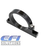 BILLET FILTER BRACKET 60MM DUAL HOLE MOUNT (BLACK)