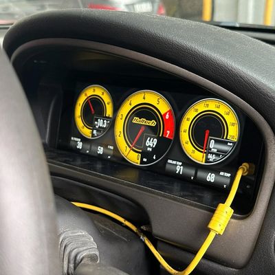 Haltech uC-10 Dash and Mitsubishi Lancer Evolution (7/8/9) Mount Kit