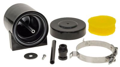 Raceworks 1ltr Black Aluminium Straight Port Catch Can With Drain Tap