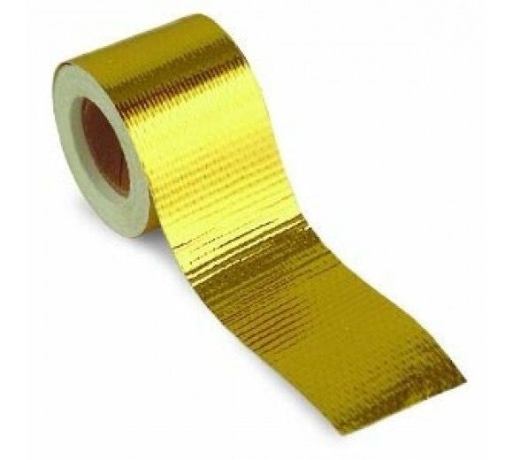 RaceWorks 2&quot; x 30ft. Self Adhesive Heat Shield Tape Gold
