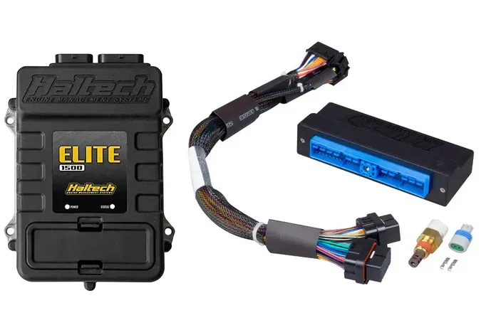 Haltech Elite 1500 + Nissan 200SX/Silvia S15 &amp; S14A S2 Plug &#39;n&#39; Play Harness Kit
