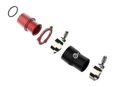 aFe BladeRunner Turbo Muffler Delete for OE Charge Pipe Red VW/Audi 2.0 Turbo Engine 15-21