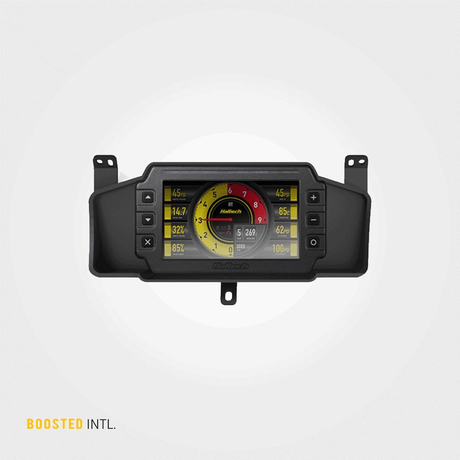 Boosted International Haltech iC-7 Dash and Mitsubishi Lancer Evolution (7/8/9) Mount Kit HT-067010