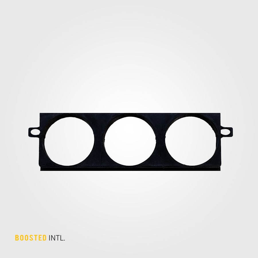 Boosted International Mitsubishi Evolution 8/9 Single-Din Gauge Holder Boosted International Mitsubishi Evolution 8/9 Single-Din Gauge Holder