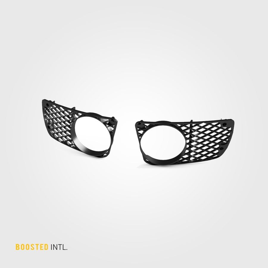 Boosted International S15 200sx Aero Fog Light Surrounds/Covers – Nissan Silvia Boosted International S15 200sx Aero Fog Light Surrounds/Covers – Nissan Silvia