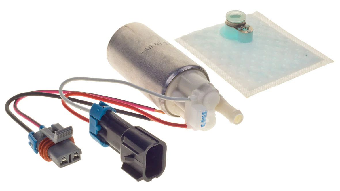 WALBRO 525 L/HR FUEL PUMP F90000285 "WITH STRAINER AND CONNECTOR"