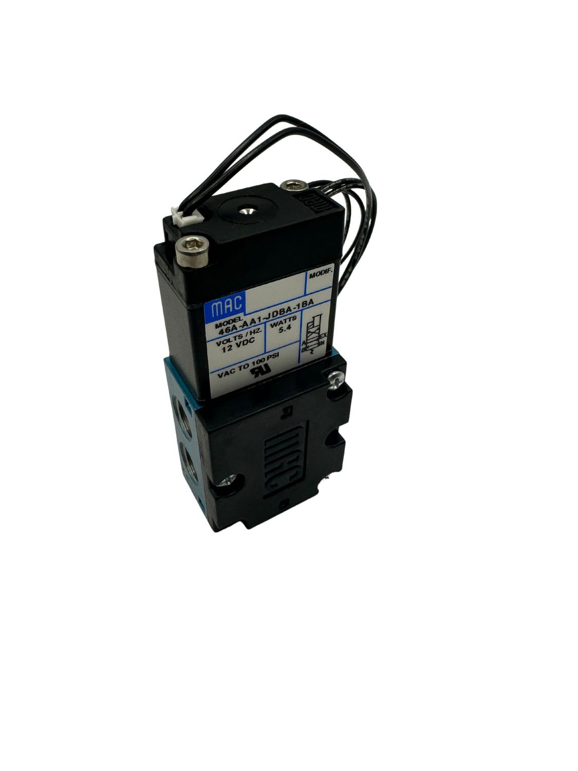 Online Motorsports MAC VALVE 46A-AA1-JDBA-1BA 4 PORT