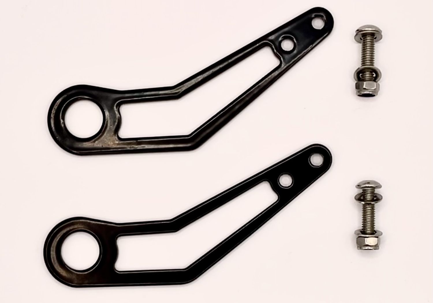 Online Motorsports Rear shock sensor bent mount bracket.