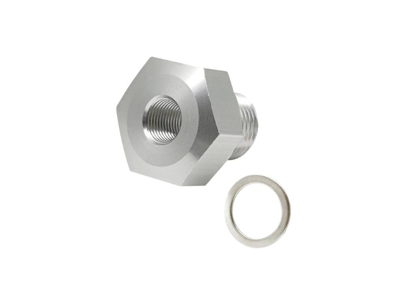 M16X1.5 TO 1/8NPT GM LSX LS1 OIL PRESSURE SENSOR MOUNT