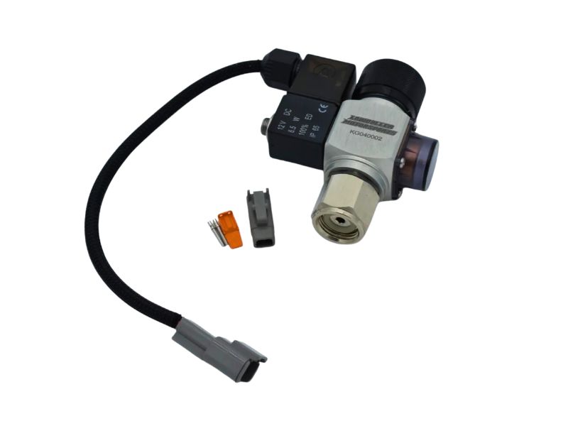 ELECTRIC CO2 BOTTLE SOLENOID/REGULATOR SHUT OFF VALVE