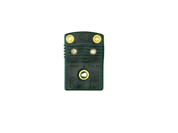 BLACK FEMALE K-TYPE THERMOCOUPLE EGT CONNECTOR