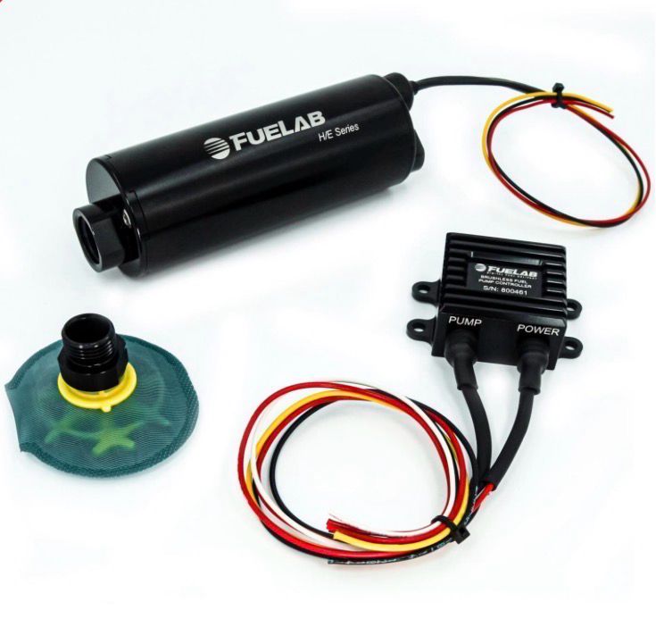 FUELAB In-Tank Twin Screw Brushless Fuel Pump Kits 20815 Remote Mount, 291 GPH, 1100LPH 65 Micron Filter