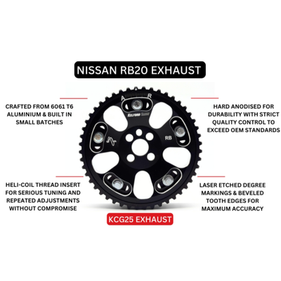 Kelford Nissan RB20, RB25, RB26 VERNIER PULLEY SET - KCG25