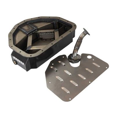 MOROSO OIL PAN, TOYOTA, 1JZ, 2JZ, FRONT SUMP, ROAD RACE BAFFLE, STEEL