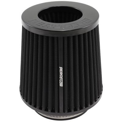 Universal 4",3.5" &amp; 3" Clamp-On Steel Top Inverted Tapered Pod Filter with Black End