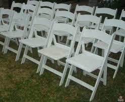Chairs- White Folding