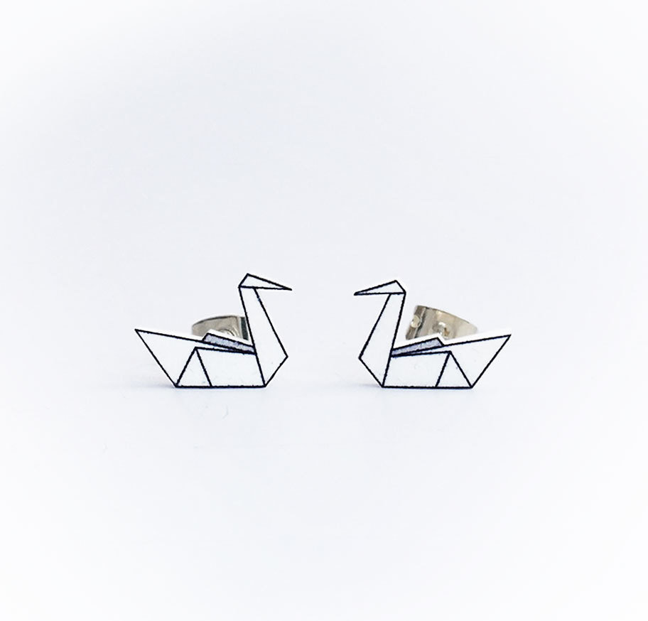 Origami Fly Coll. / Swan / White (UDGÅR!) ori_fly_swa_whi