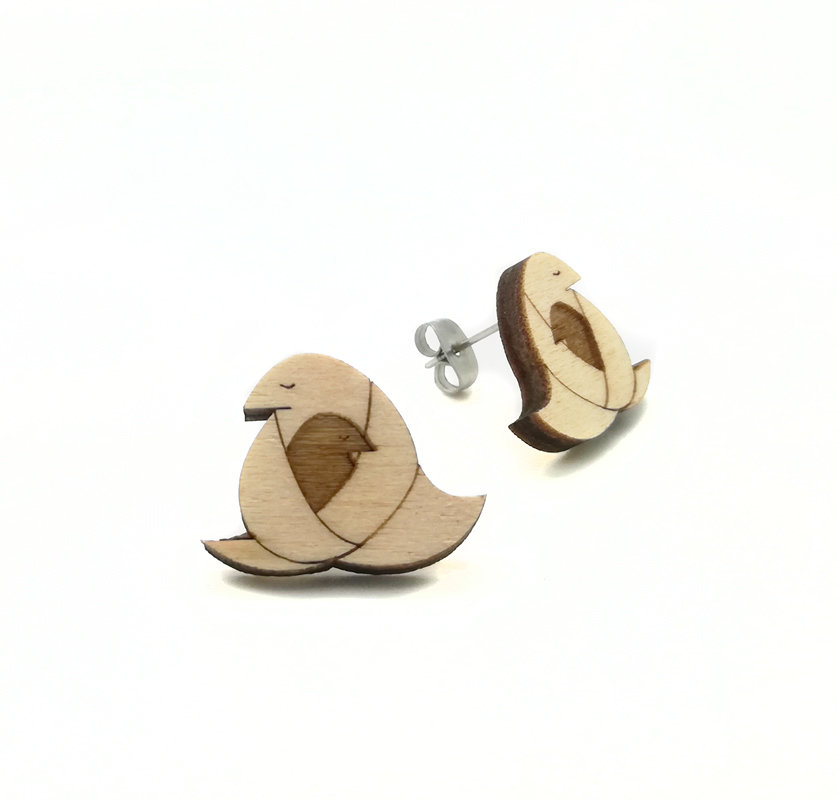 Origami / Leather / Motherhugger / Nature / Small