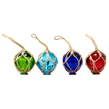 Mini Glass Buoy Ornament