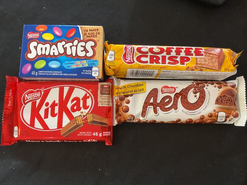 Chocolate Bars from Nestle