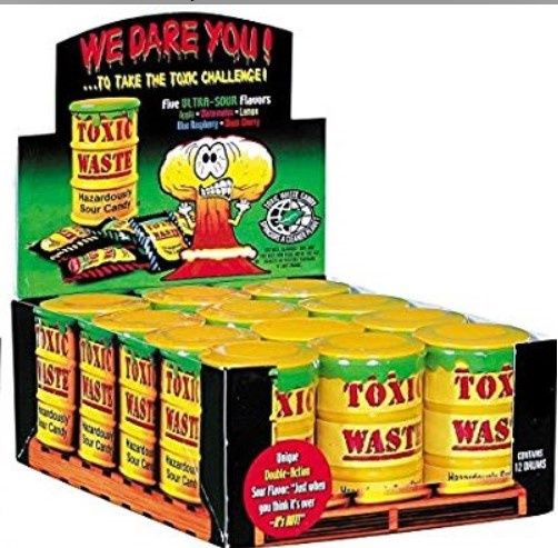 Toxic Waste Sour Drum Candy