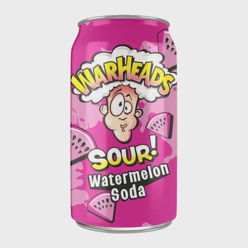 Warheads Sour Soda, Flavour: Watermelon