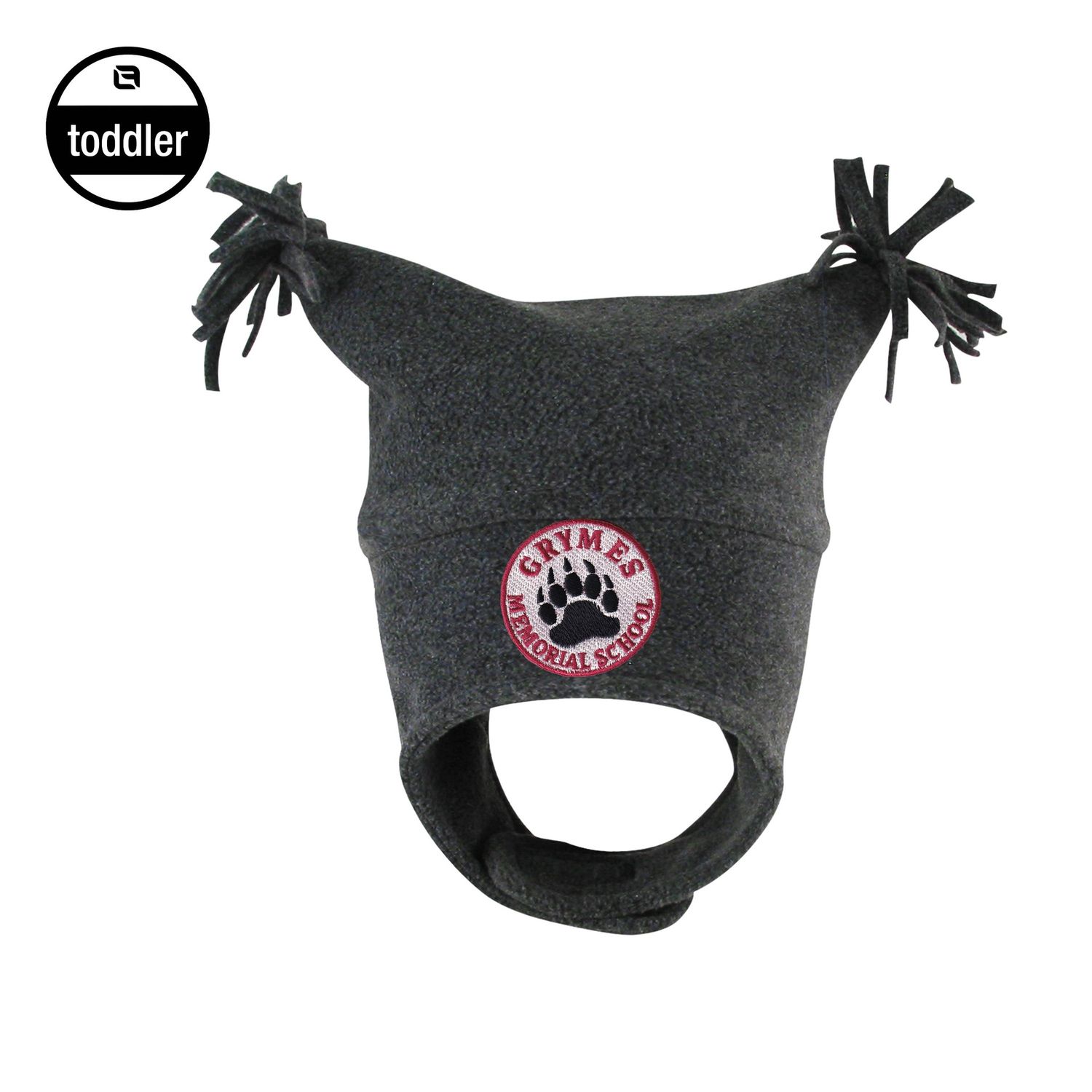 Toddler Fleece Two-Tassle Hat