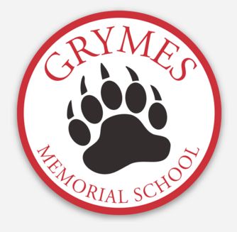 Grymes with Paw Circle Sticker