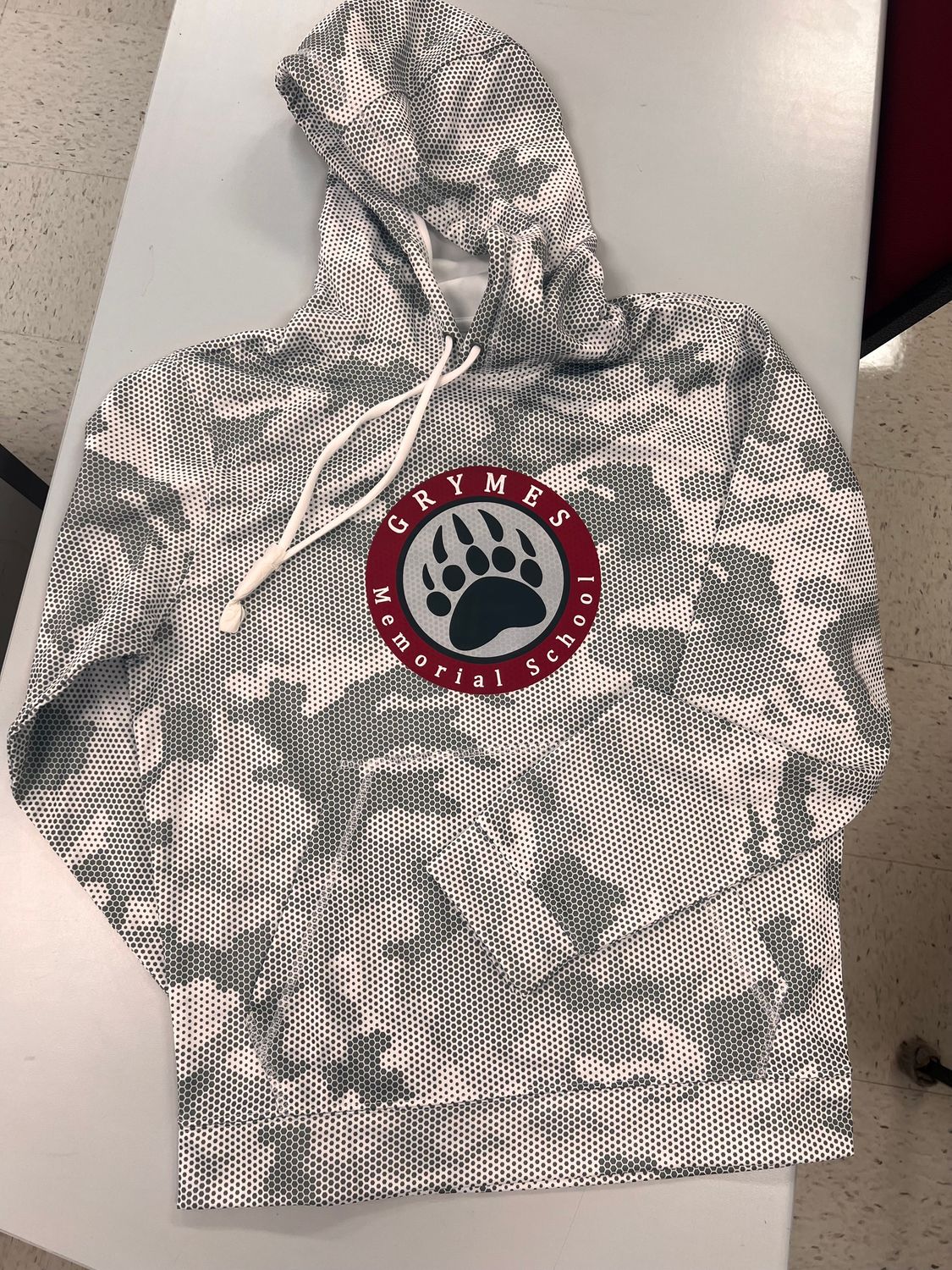 Adult Camo Hoodie with New Logo