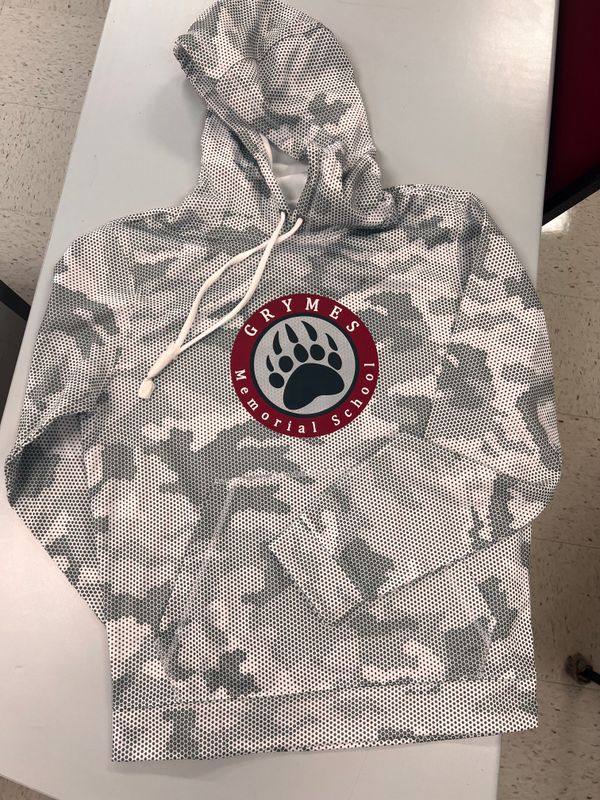 Adult Camo Hoodie with New Logo