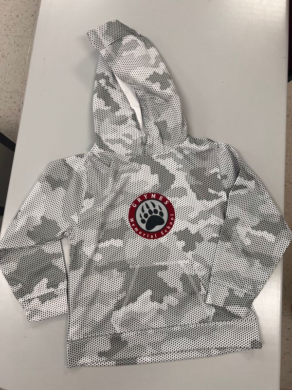 Youth Camo Hoodie with New Logo