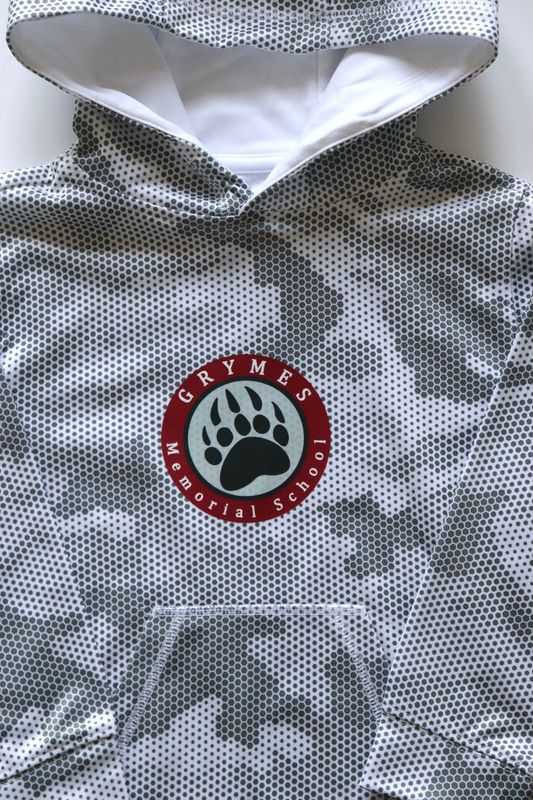Youth Camo Hoodie with New Logo