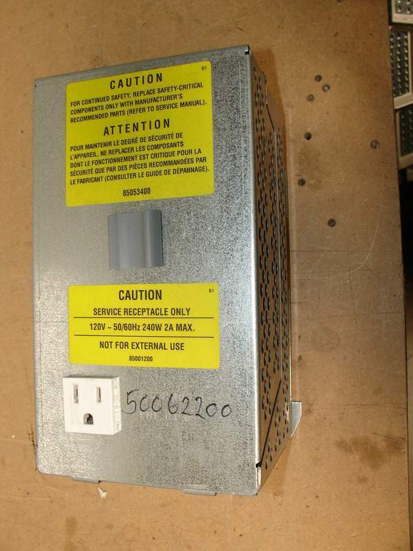 IGT Box -Assembly AC Power Dist Stepper AVP (IGT 50062200)