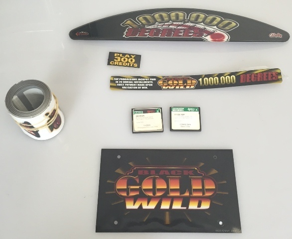 Bally S9000 Game Kit (100,000 Degrees Black Gold Wild) 5 Reel with Software