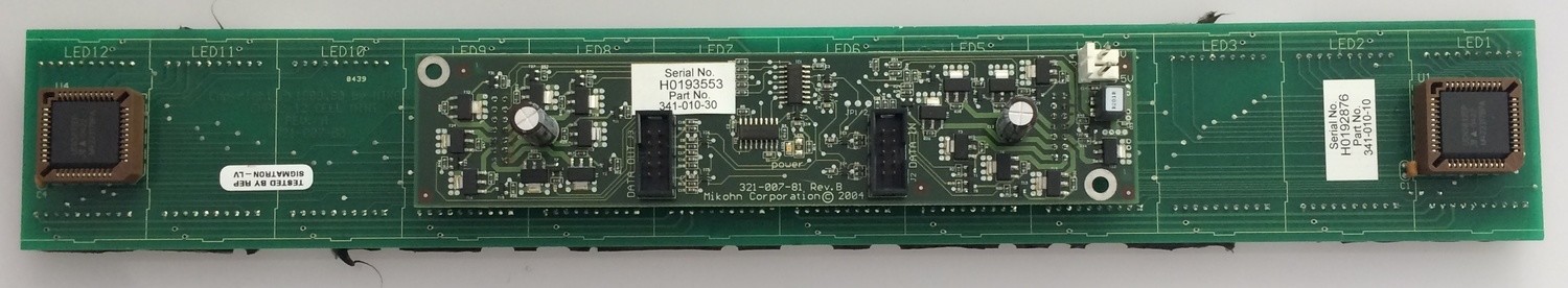 Mikohn Cham2 12-cell Display 321-007-60