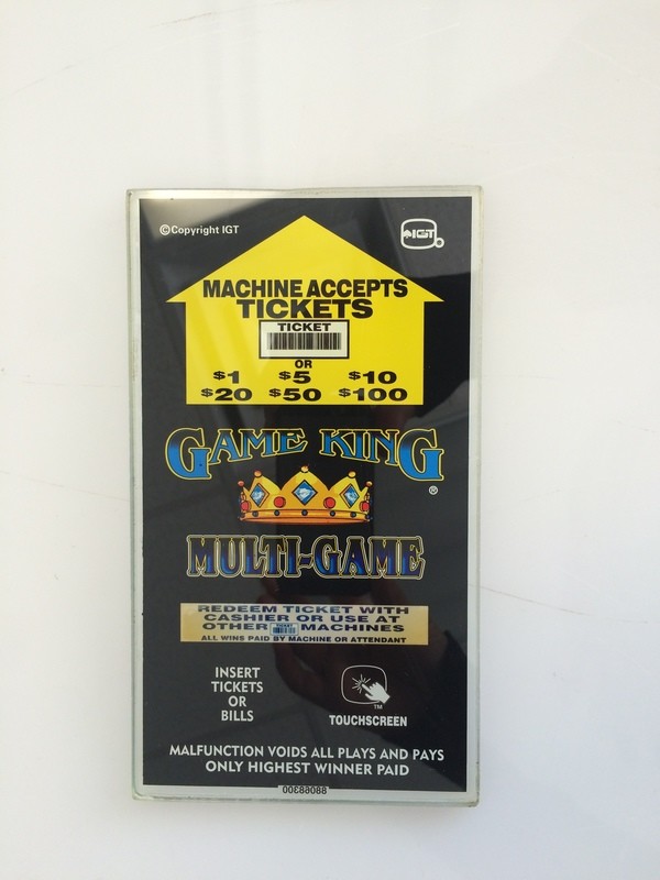 IGT I Game Plus Slant Top Denom Glass 88068300
